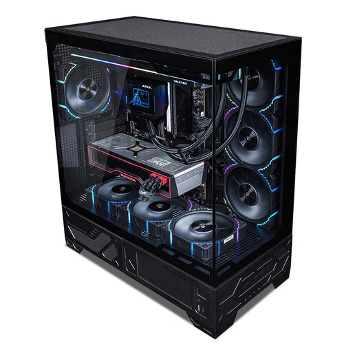 瓦爾基里 VK03 Lite Black 黑色ATX游戲機(jī)箱的堅(jiān)固之選